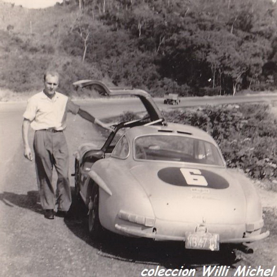 San Cristobal - San Carlos - Caracas '57 - Willi Michel y el 300 SL de Ettore Chimeri - Foto Willi Michel 300sl2[1].jpg