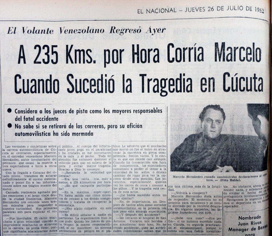 Cucuta '62 - Resultados, entrevista con Marcelo Hernández - Fotografía por Branko.jpg