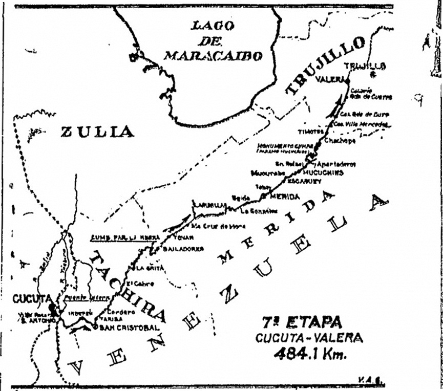 Grancolombiana '50 - La 7a etapa croquis ruta - El Tiempo.jpg