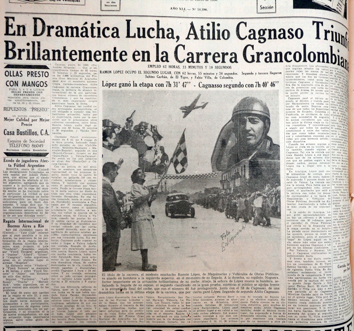 Grancolombiana '50 - La 8a etapa Resultado - quito ccs.JPG