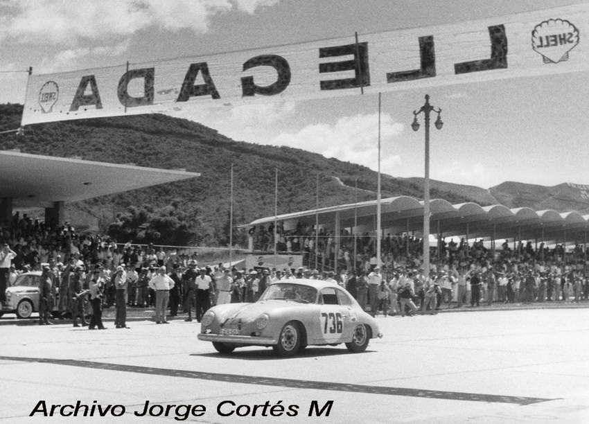 GP de Venezuela '58 - El Porsche 356 A Carrera GS GT de Von Hanstein-Von Dory - Foto J Cortes M Porsche Historisches Archive.jpg